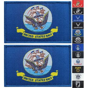 JBCD 2 حزمة من علم البحرية الأمريكية أعلام قوة الجيش التكتيكية التصحيح فخر العلم التصحيح للملابس قبعة التصحيح فريق التصحيح العسكري in Kuwait