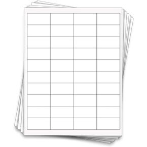 200 ملصق صغير للفريزر والمخزن، 2 × 1 بوصة، مقاوم للطقس ومقاوم للماء باللون الأبيض in Kuwait