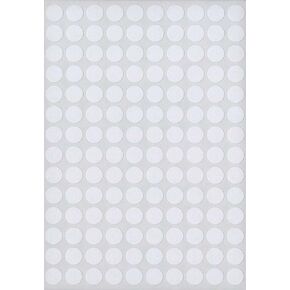 MACO White Round Multi-Purpose Labels, 5/16 Inches in Diameter, 1000 Per Box (MR-505)