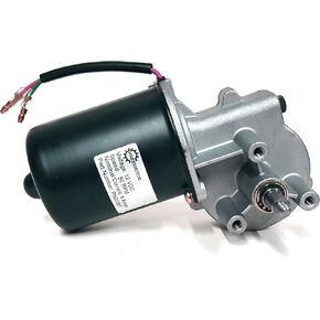 Makermotor 10mm 2-Flat Shaft 12V DC Reversible Electric Gear Motor 50 RPM