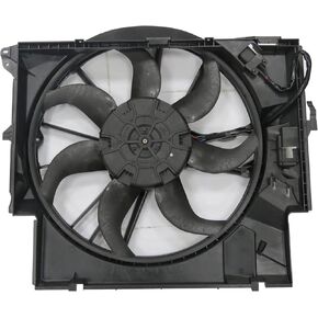 TYC 623430 Compatible with BMW Replacement Cooling Fan Assembly , Black