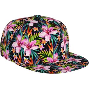 Hawaii Tropical Flower Baseball Cap Hats Adjustable Trucker Hat Outdoor Sun Cap for Men Women Dad Hat