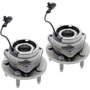2PCS 513214 (5 Lugs,for 4-Wheel ABS Only) Front Wheel Hub and Bearing Assembly Compatible with 08-10 Chevy Cobalt (2.0L L4) HHR [04-12 Malibu ] 05-10 Pontiac G6 07-09 Saturn Aura