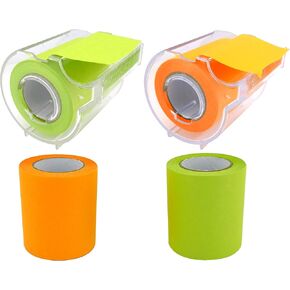 4A Roll Sticky Notes,Full Adhesive,Width x Length 2 x 315 Inches,Neon Assorted,Self-Stick Notes,4 Refill Rolls,4A PSS 9-1 Refill