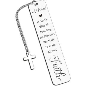 Friendship Gifts for Women Religious Gifts for Women Faith Bookmarks Friend Gifts Best Friend Birthday Gifts for Book Lover Bestie Gifts Christian Gifts for Women International Friendship Day Cross