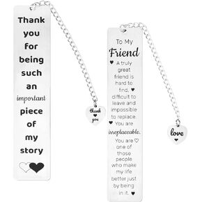 Bookmark Gifts for Best Friend, Friendship Gift for Women, Sentimental Gifts for Friend, Graduation Gifts for Women, Female Friend Gift Ideas