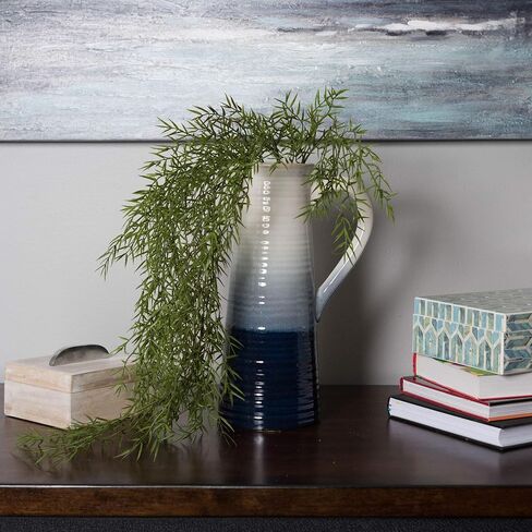 Vickerman Everyday 34" Artificial Green Dill Leaf Vine - Faux Indoor Plant Bush - Greenery for Home Or Office Decor - Maintenance Free - Decorative Plant Indoor in Saudi Arabia