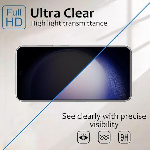 Lyphpe【3 Pack Privacy Screen Protector for samsung galaxy S23FE 9H Tempered Glass Anti-Spy Private Film Compatible for Samsung S23FE Case Friendly in Kuwait