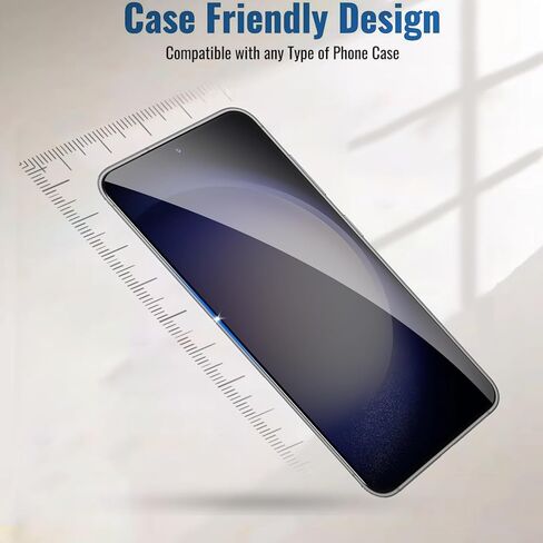 Lyphpe【3 Pack Privacy Screen Protector for samsung galaxy S23FE 9H Tempered Glass Anti-Spy Private Film Compatible for Samsung S23FE Case Friendly in Kuwait