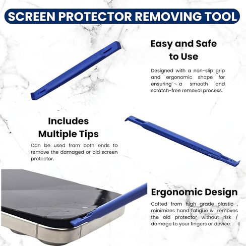 ImpactIQ' 3+3 Pack [Privacy] Screen Protector for [iphone 15 Pro Max] +Camera Lens Protector +Screen Removing Tool | iphone 15 Screen Protector Glass with Bubble-Free Installation Frame | 9H Hardness in Saudi Arabia