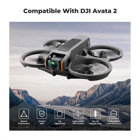 مفهوم K&F ترقية فلتر MC للأشعة فوق البنفسجية متوافق مع DJI Avata 2، 28 فلتر حماية من الأشعة فوق البنفسجية متعدد الطبقات، زجاج بصري عالي الدقة/متعدد الطلاء/خفيف الوزن in Saudi Arabia