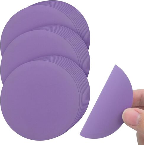 32 Pcs 3 Inch Sanding Discs 2500 Grit Aluminum Oxide Wet Dry Sandpaper Hook and Loop Sand Paper Purple Sanding Pads for Woodworking, Metal Polishing, Automotive Paint Removal (2500 Grit) in Kuwait