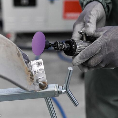 32 Pcs 3 Inch Sanding Discs 2500 Grit Aluminum Oxide Wet Dry Sandpaper Hook and Loop Sand Paper Purple Sanding Pads for Woodworking, Metal Polishing, Automotive Paint Removal (2500 Grit) in Kuwait