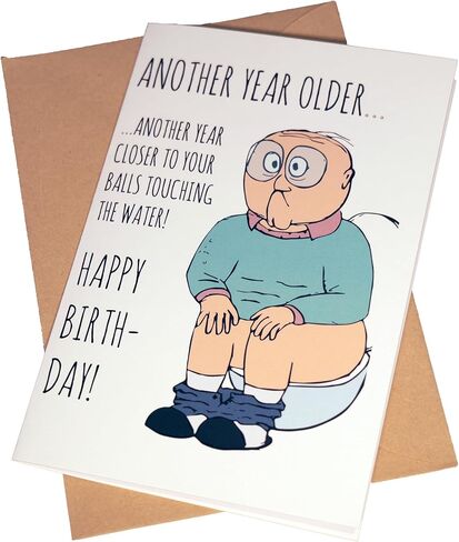 بطاقة عيد ميلاد ويسكي مضحكة للزوج الأكبر سنًا، 30 و40 و50 و60 و70 و80 و90 هدايا بطاقة عيد ميلاد للرجال له، أنا لا أقول أنك قديم، بطاقة عيد ميلاد لطيفة لعائلة الأب in Kuwait