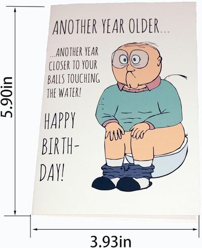 بطاقة عيد ميلاد ويسكي مضحكة للزوج الأكبر سنًا، 30 و40 و50 و60 و70 و80 و90 هدايا بطاقة عيد ميلاد للرجال له، أنا لا أقول أنك قديم، بطاقة عيد ميلاد لطيفة لعائلة الأب in Kuwait