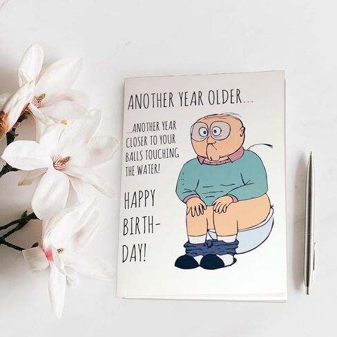بطاقة عيد ميلاد ويسكي مضحكة للزوج الأكبر سنًا، 30 و40 و50 و60 و70 و80 و90 هدايا بطاقة عيد ميلاد للرجال له، أنا لا أقول أنك قديم، بطاقة عيد ميلاد لطيفة لعائلة الأب in Kuwait