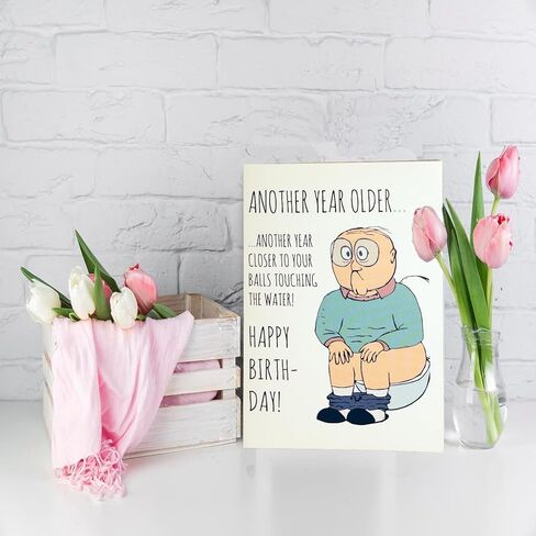 بطاقة عيد ميلاد ويسكي مضحكة للزوج الأكبر سنًا، 30 و40 و50 و60 و70 و80 و90 هدايا بطاقة عيد ميلاد للرجال له، أنا لا أقول أنك قديم، بطاقة عيد ميلاد لطيفة لعائلة الأب in Kuwait