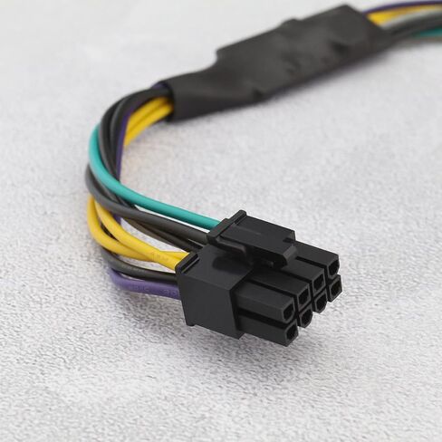 The Lord of the Tools 2PCS 24 Pin to 8 Pin ATX Power Adapter Cable Compatible with Dell Optiplex 3020/7020/ 9020/ H61/ H81/ Q77/ Q87/ B75/ A75/ Q75/ Q65 in Saudi Arabia