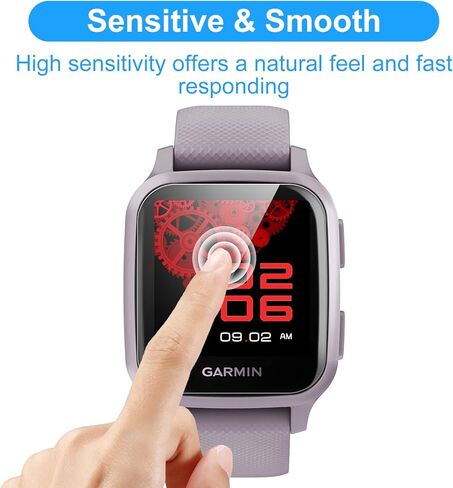 Screen Protectors for Garmin Venu SQ/SQ Music, (6 Pack) Soft TPU Protective Film, Full Coverage, HD Clear, Scratch Resistant, Zero-Bubble,Protector Screen in Kuwait