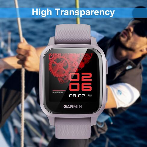 Screen Protectors for Garmin Venu SQ/SQ Music, (6 Pack) Soft TPU Protective Film, Full Coverage, HD Clear, Scratch Resistant, Zero-Bubble,Protector Screen in Kuwait