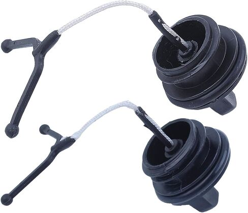 2 مجموعة غطاء زيت الوقود الغاز ل Husqvarna 36 41 51 55 254 257 136 137 141 262 254 257 ، أغطية الوقود ، غطاء الزيت in Saudi Arabia