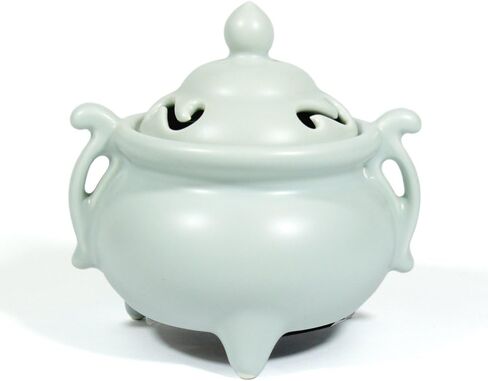 Electric Incense Burner Heater - RuYi RuKlin Type 110V 18W 80-220degree C (White) in Saudi Arabia