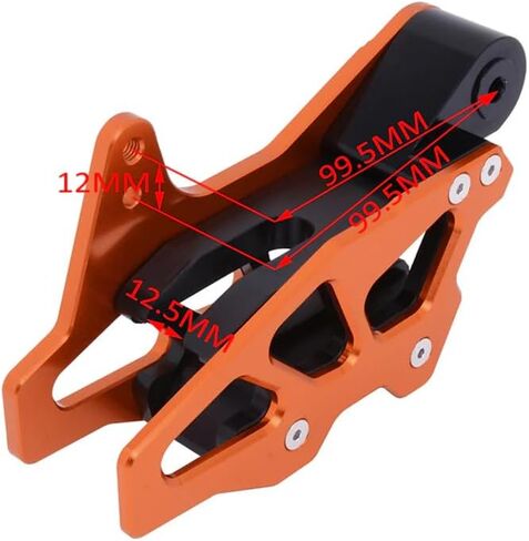 Motorcycle Rear Chain Guide Guard Protection CNC for KTM Husqvrana GasGas 85-530 SX/SXF/XC/XC-F/EXC/EXC-F/XCW/XCF-W/TPI/6D/Six Days TC/TE/TF/TX/FX EX/EC/MC 78104070100 (Orange) in Saudi Arabia