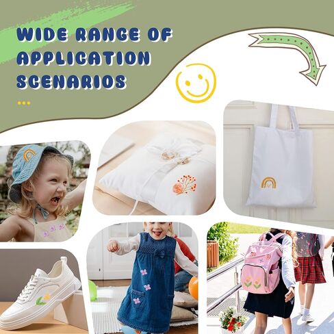 51 قطعة من مثبتات الخياطة الورقية للتطريز بالعصا والغرز مع تصميمات الزهور والأوراق، مثبت قابل للذوبان في الماء للتطريز، هدايا الخياطة للمبتدئين، محبي الخياطة اليدوية in Kuwait