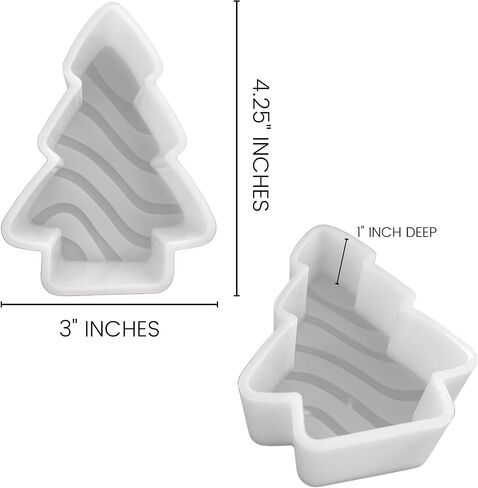 Christmas Freshie 4 Pack Silicone Mold | Winter Christmas Tree Vintage Truck Grouch Elf | Crafter Supplies for Freshie, Soap, Resin, Candles in Saudi Arabia
