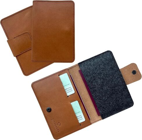 Family Passport Holder Passport Holder with Airtag Passport Wallet with Airtag Passport Holder Passport Cover with Airtag Leather Passport Cover Airtag Passport. Black Color. CITYSHEEP in Saudi Arabia