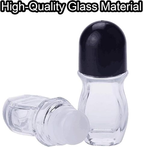 Glass Empty Roller Bottles with Plastic Roller Ball in Kuwait