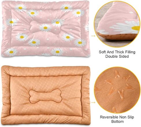 Blueangle American Football Field Dog Bed Cat Bed, Rectangle Comfortable Pet Bed, Ultra Soft Calming Dog Bed for Small Medium Large Dogs, 18" x 24" in Saudi Arabia