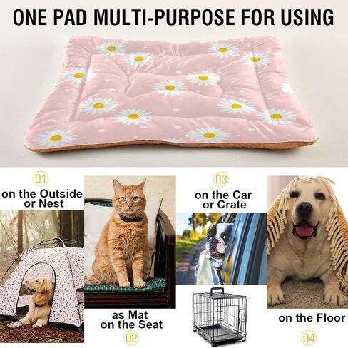 Blueangle American Football Field Dog Bed Cat Bed, Rectangle Comfortable Pet Bed, Ultra Soft Calming Dog Bed for Small Medium Large Dogs, 18" x 24" in Saudi Arabia
