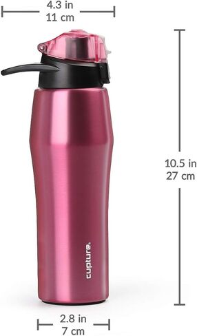 Cupture Action Bottle with Handle - Stainless Steel Vacuum-Insulated, 22 oz in Saudi Arabia