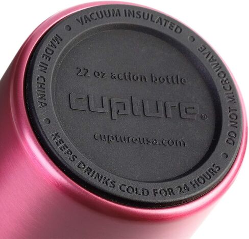 Cupture Action Bottle with Handle - Stainless Steel Vacuum-Insulated, 22 oz in Saudi Arabia