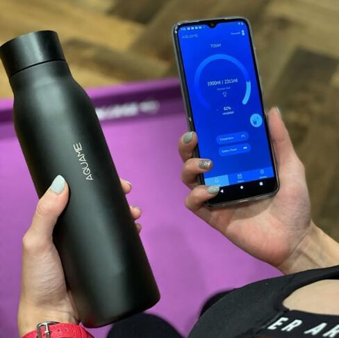 Smart Water Bottle Castle Black in Saudi Arabia