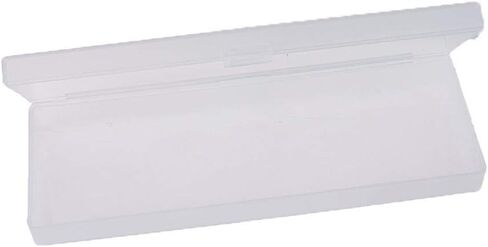 4 Pcs Plastic Pencil Case Plastic Stationery Case with Hinged Lid and Snap Closure for Pencils,Pens,Office Supplies in Kuwait