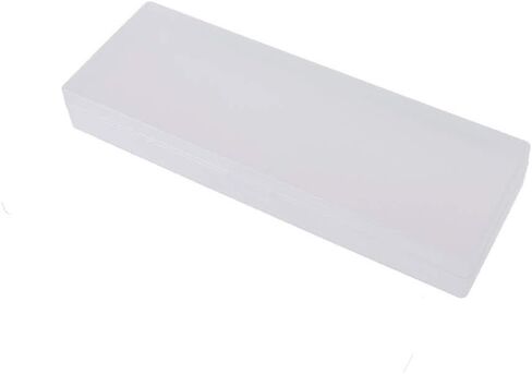 4 Pcs Plastic Pencil Case Plastic Stationery Case with Hinged Lid and Snap Closure for Pencils,Pens,Office Supplies in Kuwait