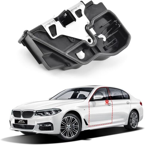 محرك قفل الباب الأمامي الأيمن للراكب، مناسب لسيارات BMW 128i 135i 323i 328xi 328i 335d 335i 335xi 525i 528i 530i 530xi 535i 550i 650i Z4 X3 X5 M3 M6 E60 E65 E70 E90، استبدل 51217 202146 in Kuwait
