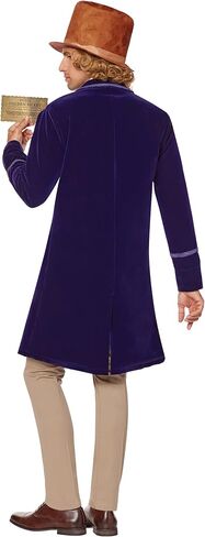 Spirit Halloween Willy Wonka and the Chocolate Factory Adult Willy Wonka Costume | Officially Licensed | TV and Movie Costume in Saudi Arabia