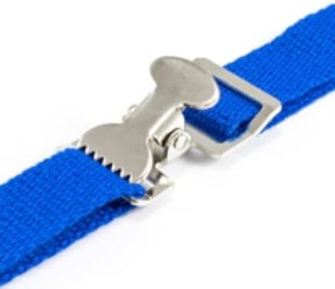 مشبك زنبركي بزر ضغط 1 بوصة من الفولاذ المطلي بالنيكل على شكل تمساح / الكمية 2 in Kuwait