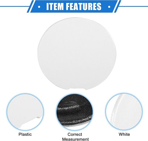 Car Towing Tow Eye Hook Cover Cap Compatible for Ford Explorer 2011-2015, Durable Plastic White Front Bumper in Saudi Arabia