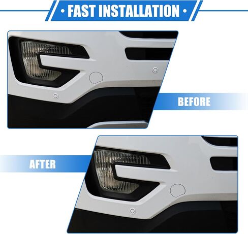 Car Towing Tow Eye Hook Cover Cap Compatible for Ford Explorer 2011-2015, Durable Plastic White Front Bumper in Saudi Arabia