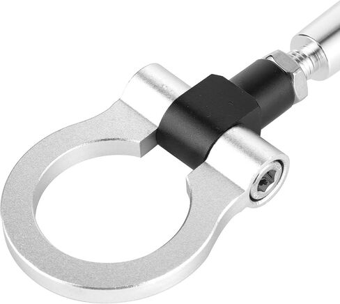 Car Tow Hook, Fydun CNC Aluminum Tow Hook for JDM Style Screw on Track Racing Towing Ring Car Auto Trailer Ring Fit for Infiniti FX35/FX45/FX50 QX70 (White) in Saudi Arabia