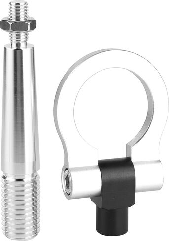 Car Tow Hook, Fydun CNC Aluminum Tow Hook for JDM Style Screw on Track Racing Towing Ring Car Auto Trailer Ring Fit for Infiniti FX35/FX45/FX50 QX70 (White) in Saudi Arabia
