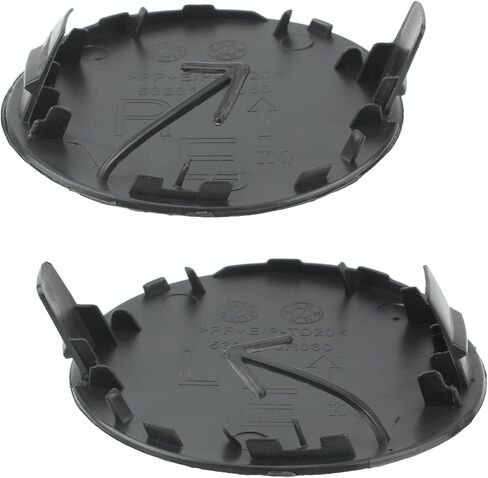 زوج Carbhub غطاء خطاف سحب المصد الأمامي مناسب للعبة ota R AV4 2013 2014 2015 استبدال 53286-0R060، 53285-0R060، 532860R060، 532850R060 in Saudi Arabia
