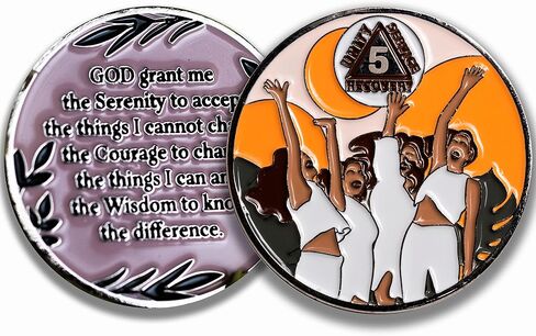 2 YEAR SOBRIETY COIN - AA Coins and Medallions | Sobriety Chip - AA Medallions 2 Year - AA Chips and Medallions | AA Anniversay Coins - AA Medallions 1-65 | AA Recovery Chips in Saudi Arabia