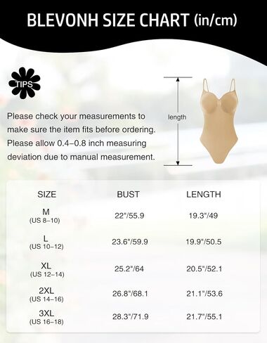 BLEVONH Womens Bodysuit Tummy Control Shapewear Spaghetti Strap Bodycon Seamless Body Shaper Plus Size in Saudi Arabia