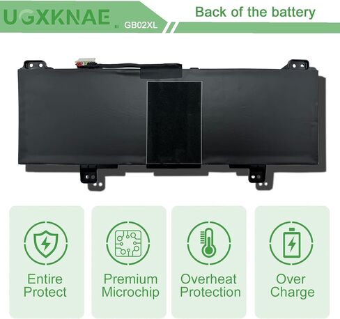 GB02XL Battery for HP Chromebook 14-DB0051CL X360 11 G2 EE Chromebook 11A G5 G6 G8 EE Series Notebook HSTNN-UB7M HSTNN-DB7X L42550-271 L42550-541 L42583-005 917725-855 47.3Wh 14-DH in Kuwait