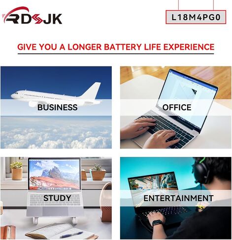 بطارية كمبيوتر محمول L18M4PG0 L18C4PG0 L18D4PG0 L18L4PG0 لأجهزة Lenovo Yoga Chromebook C630 Chromebook C340-15 81T9 Series 5B10R51232 5B10R51233 5B10R51234 5B10W67287 5B10W67412 5B10W6741 8 SB10W67197 7.5 فولت 56 وات في الساعة in Saudi Arabia